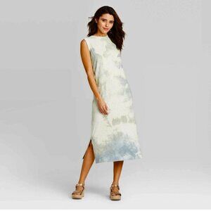 Universal Thread Sleeveless Tie Dye Midi Dress Size Small